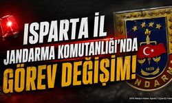 Isparta İl Jandarma Komutanlığı'nda Görev Değişimi