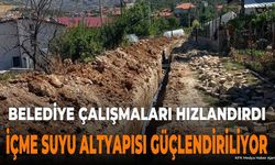 Isparta Sarıidris'te İçme Suyu Altyapı Çalışmaları Sürüyor