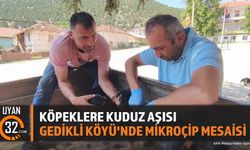 Isparta Şarkikaraağaç'ta Sahipli Köpeklere Kuduz Aşısı Yapıldı