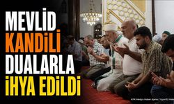 Isparta Ulu Camii'nde Mevlid Kandili Coşkusu: Dualar Edildi