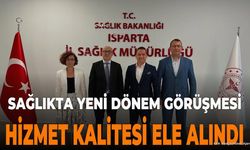 Isparta'da Ağız ve Diş Sağlığı Ekibinden Sağlık Müdürüne Ziyaret