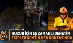 Isparta'da Eş Zamanlı Huzur Güven Uygulaması Yapıldı