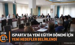 Isparta'da Hayat Boyu Öğrenme Yeni Dönem Planı Görüşüldü