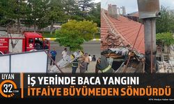 Isparta'da İş Yerinde Çıkan Baca Yangını Korkuttu