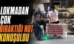Lokma İkramının Yanındaki Not Dikkat Çekti