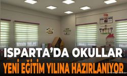 Isparta'da Okullarda Yeni Eğitim Yılı Hazırlıkları Başladı