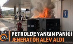 Isparta'da Petrolde Yangın Paniği: Jeneratör Alev Aldı