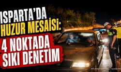 Isparta'da Polisten 4 Farklı Noktada Kapsamlı Denetim