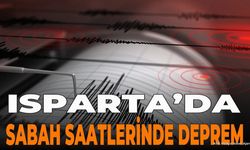 Isparta'da Sabah Saatlerinde Deprem