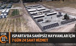 Isparta'da Sahipsiz Hayvanlar İçin 7 Gün 24 Saat Hizmet