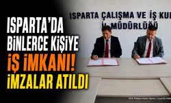 Isparta'da Sosyal Yardım Alanlar İçin İstihdam Protokolü İmzalandı