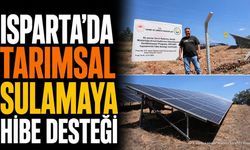 Isparta'da Sulama Kooperatifine 2,2 Milyon Lira Hibe Desteği