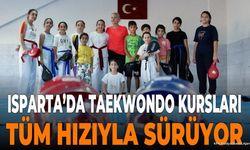 Isparta'da Taekwondo Kursları Tüm Hızıyla Sürüyor