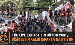 Isparta'da Türkiye Kupası Puanlı Yol Yarışı Heyecanı