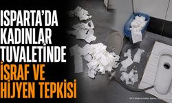 Isparta'da Tuvaletlerde Peçete İsrafına Tepki Yağdı
