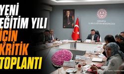 Isparta'da Yeni Eğitim Yılı Hazırlık Toplantısı Yapıldı