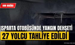 Isparta'dan Ankara'ya Giden Yolcu Otobüsünde Yangın Dehşeti