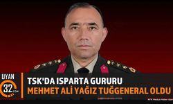 Ispartalı Komutan Mehmet Ali Yağız Tuğgeneral Oldu