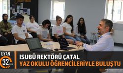 ISUBÜ Rektörü Prof. Dr. Yılmaz Çatal Gençlerle Buluştu