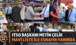ITSO Başkanı Metin Çelik Esnaf Ziyaretiyle Projelerini Anlattı