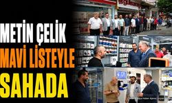 ITSO Başkanı Metin Çelik Mavi Liste Ekibiyle Sahada