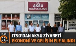 ITSO Heyetinden Aksu Belediyesine Önemli Ziyaret