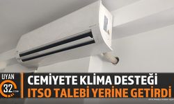 ITSO'dan Isparta Gazeteciler Cemiyeti'ne Klima Desteği