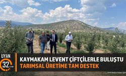 Kaymakam Adem Levent Yenişarbademli'de Çiftçilerle Buluştu