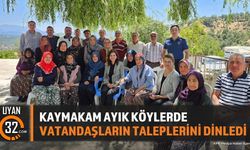 Kaymakam Ayık Köylerde Vatandaşların Taleplerini Dinledi