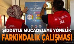 Keçiborlu'da Kadına Şiddetle Mücadele İçin Afiş Çalışması