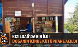 Kızıldağ'da Bir İlk! Doğanın İçinde Kütüphane Açıldı