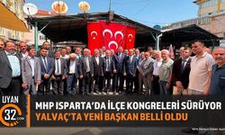 MHP Yalvaç İlçe Kongresi Yapıldı: Yeni Başkan Belli Oldu