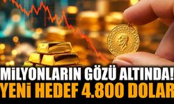 Milyonların gözü altında! Yeni hedef 4.800 dolar