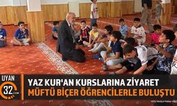 Müftü Biçer Isparta'daki Yaz Kur'an Kurslarını Ziyaret Etti