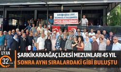 Şarkikaraağaç Lisesi’nde 45 Yıllık Dostluk Buluşması