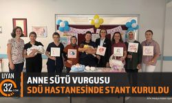 SDÜ Hastanesinde Dünya Emzirme Haftasına Özel Stant Kuruldu