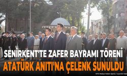 Senirkent'te Zafer Bayramı Coşkusu: Törenle Çelenk Sunuldu