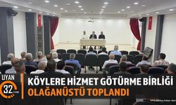 Sütçüler'de Köylere Hizmet Götürme Birliği Toplantısı Yapıldı