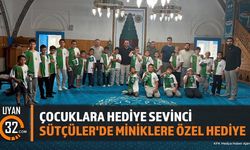 Sütçüler'de Kur'an Kursu Öğrencilerine Hediye Sürprizi