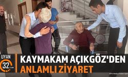 Uluborlu Kaymakamı Ahmet Açıkgöz Huzurevi Sakinlerini Ziyaret Etti