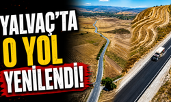 Yalvaç'ta O Yol Yenilendi! Sıcak Asfalt Çalışması Tamamlandı