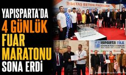 YAPISPARTA Fuarı Sona Erdi: Katılımcılara Belgeleri Takdim Edildi