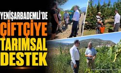 Yenişarbademli'de Kaymakam Adem Levent Çiftçilerle Buluştu