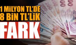 1 Milyon TL’de 8 Bin TL’lik Fark: Aynı Para 32 Günde 24.230 TL de Kazandırıyor, 32.405 TL de