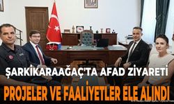 AFAD ve Şarkikaraağaç Kaymakamlığı bir araya geldi: Hangi projeler masada?