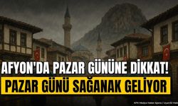 Afyonkarahisar'da Hava Değişiyor: Pazar Gününden İtibaren Yağış Geliyor