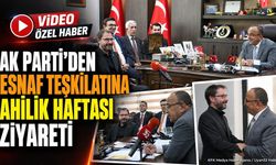 AK Parti Isparta Teşkilatından Esnaf Odasına Ahilik Ziyareti