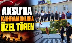 Aksu'da Gaziler Günü Töreni: Kaymakam Ayık Gazilerle Buluştu
