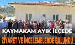 Aksu Kaymakamı Merve Ayık Karacahisar'da Vatandaşlarla Buluştu