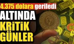 Altın için kritik hafta başladı: 4.375 dolara geriledi, şimdi gözler ABD verilerinde